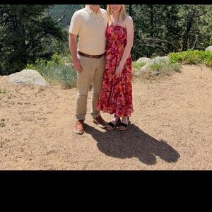 Gorgeous holter maxi dress worn once!